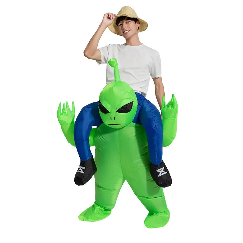 Déguisement Alien Gonflable Vert