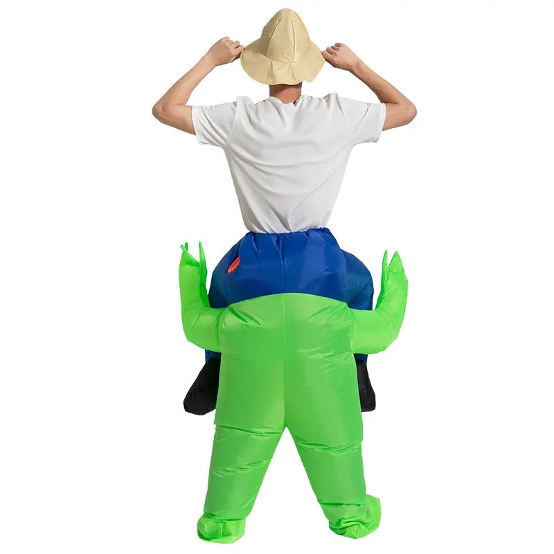Déguisement Alien Gonflable Vert