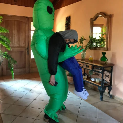 déguisement gonflable insolite d'alien