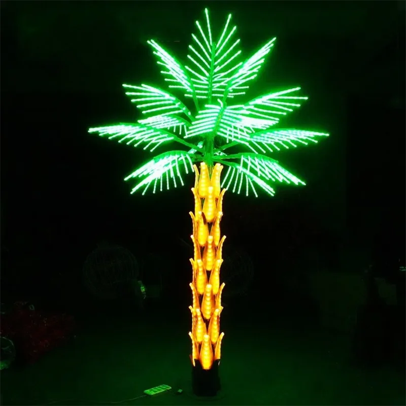palmier lumineux led