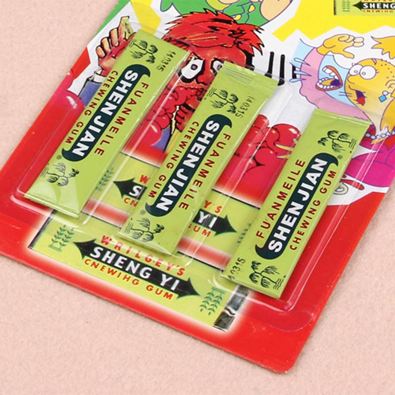 Chewing gum electrique farce et attrape - Cerise