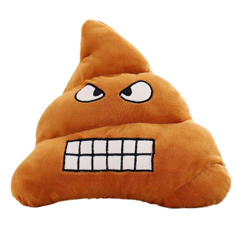 Coussin Caca<br> Emôticones différents - La boutique Farce et Attrape