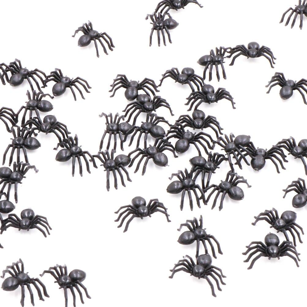 Araignées en Plastique pour Halloween
