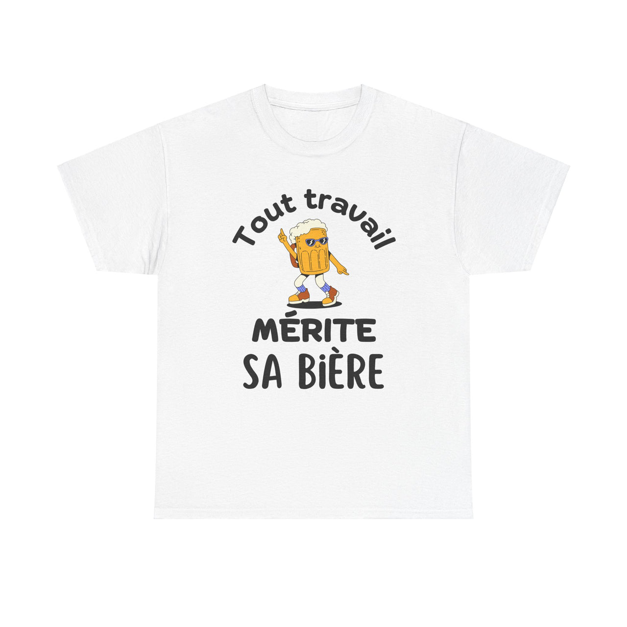 T-Shirt Tout Travail Mérite Sa Bière