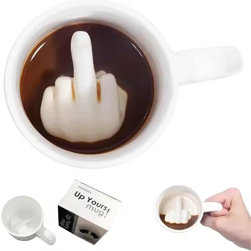 Mug mit Mittelfinger