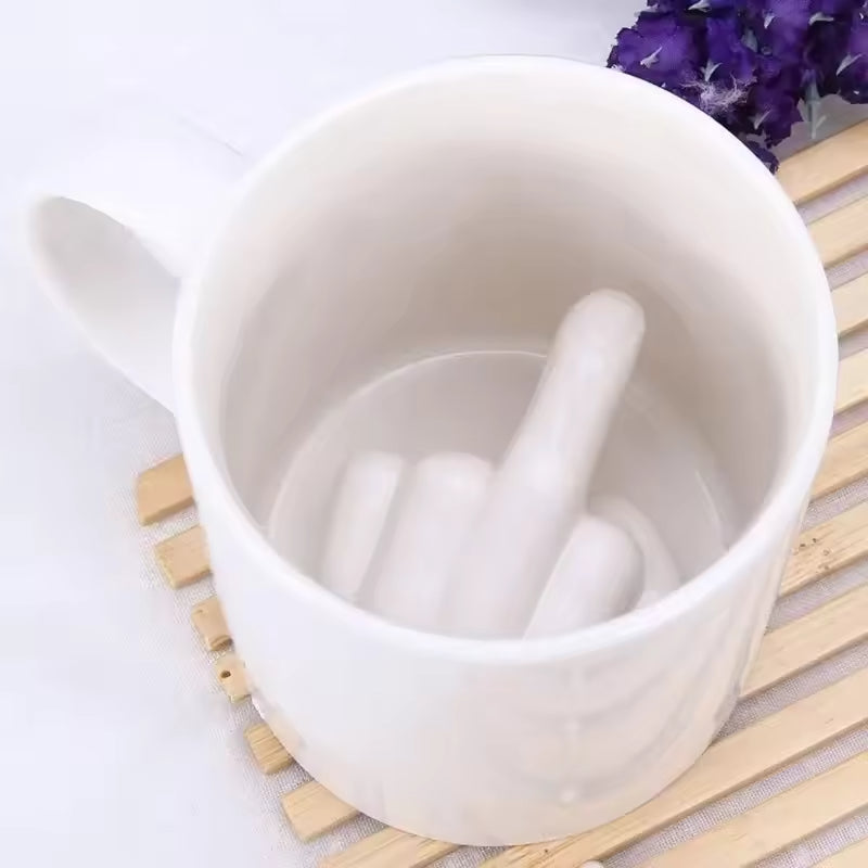 Tasse Mittelfinger