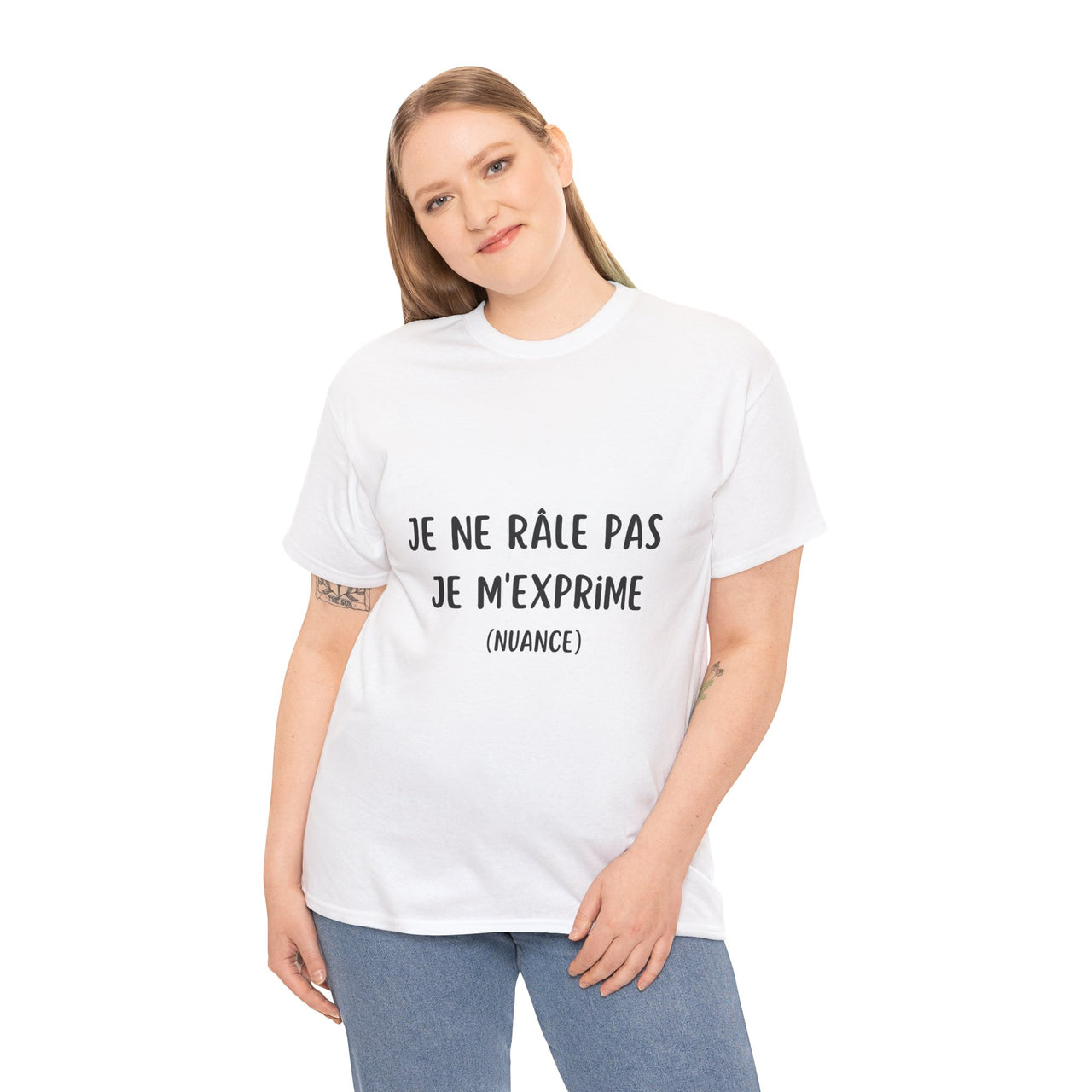 t shirt je ne rale pas je m'exprime