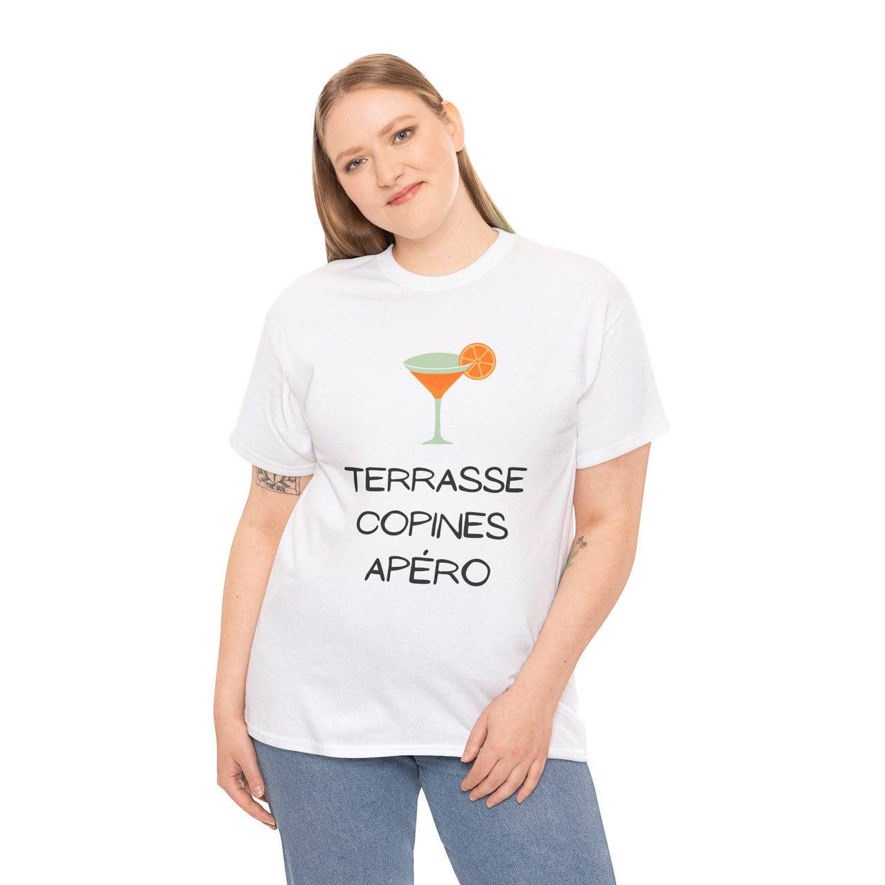 t-shirt terrasse copine apero