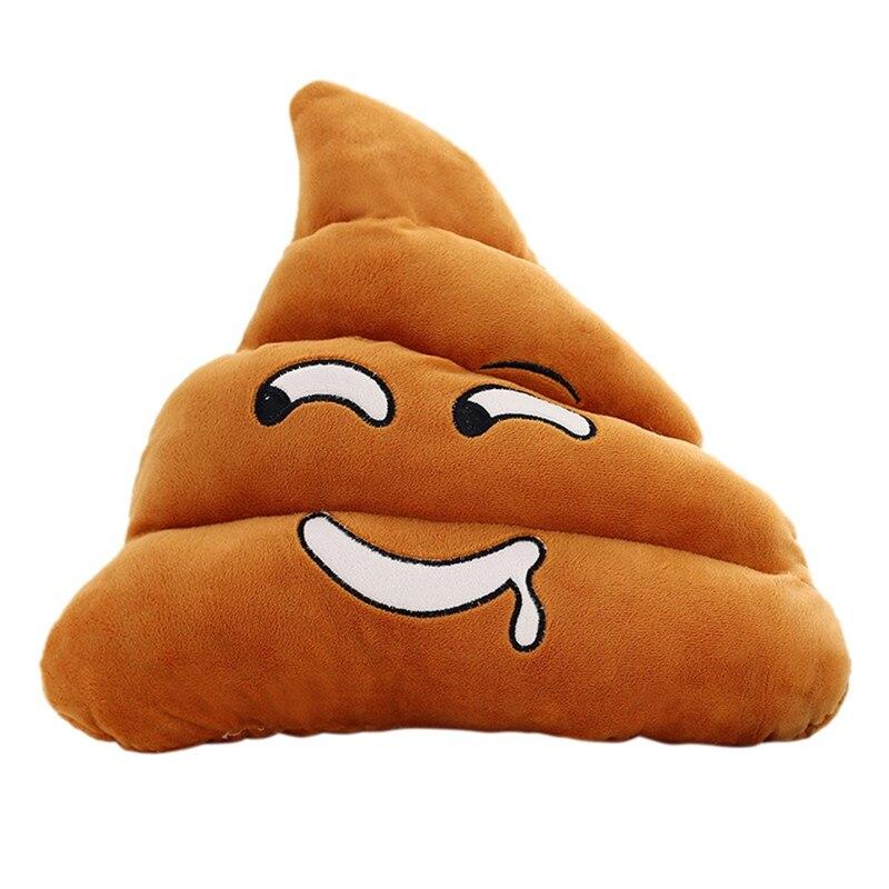 Coussin Caca<br> Emôticones différents - La boutique Farce et Attrape 