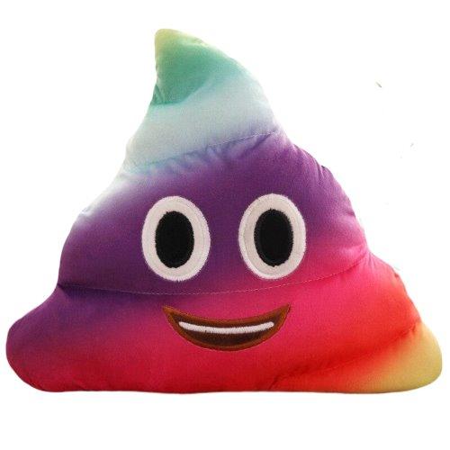 Lot De 2 Coussins En Peluche – Oreillers Caca Rose, Moelleux, Déco Rigolote Pour Canapé, Bureau Ou Voiture
