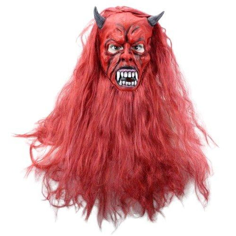 Masque Diable Cheveux Rouges